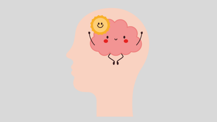 brain health lifestyle and cognitive function illustration