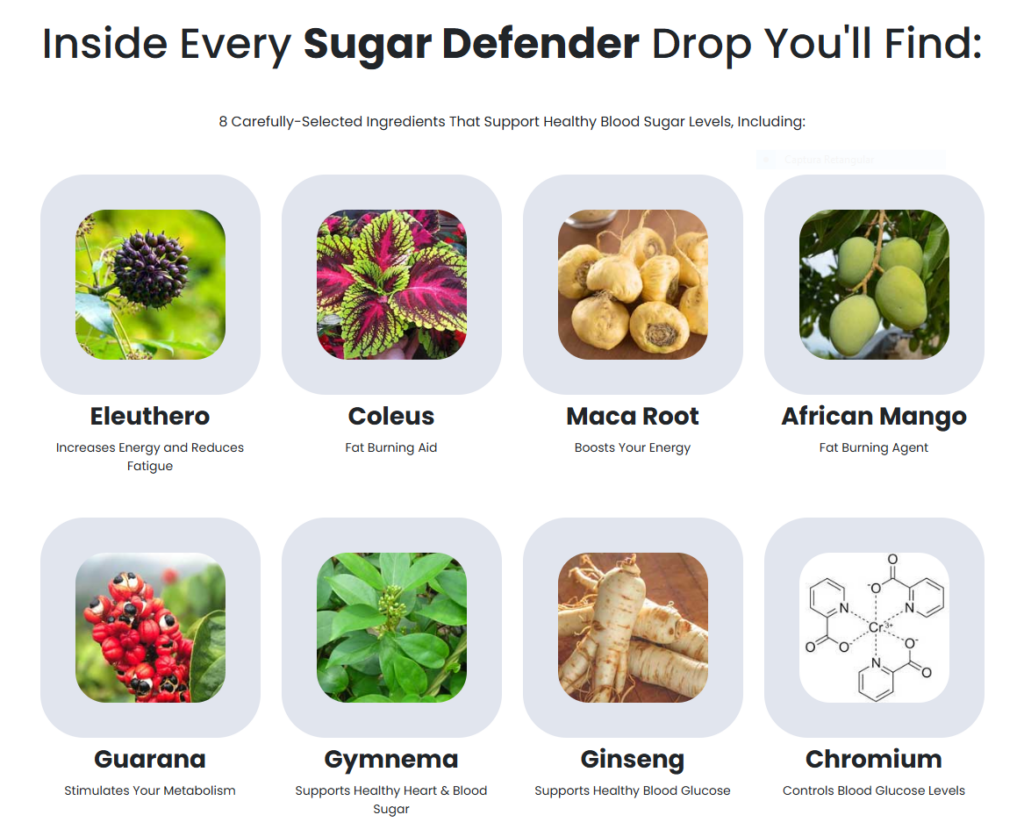 Sugar Defender natural blood sugar support supplement