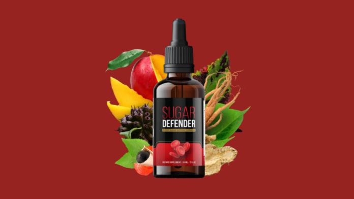 Sugar Defender dietary supplement bottle