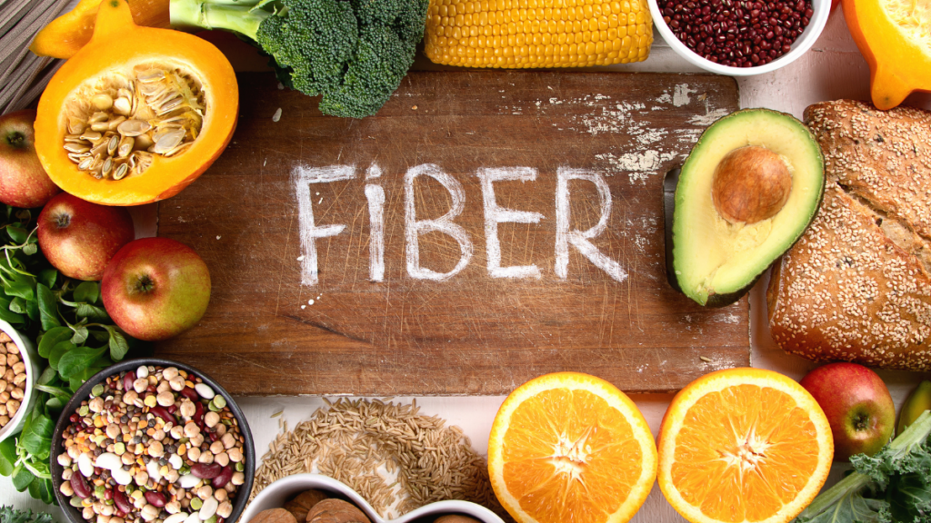 Fiber-rich foods supporting digestive health and gut balance
