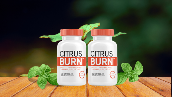 CitrusBurn supplement bottle for metabolism support
